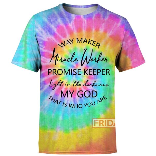 Jesus T-shirt Way Maker Miracle Worker Promise Keeper T-shirt Awesome Jesus Hoodie Sweater 2025