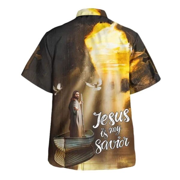 Men s Jesus Is My Savior Hawaiian Shirt – Christian Gift