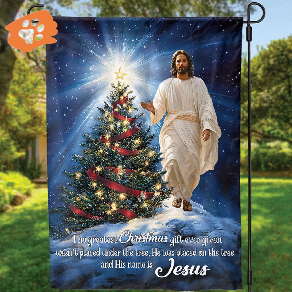 Jesus Christmas Flag Tree Cross Light House Flag Christ Yard Sign – Religious Xmas Gift Jesus Christmas Flag Tree Cross Light House Flag Christ Yard Sign – Religious Xmas Gift