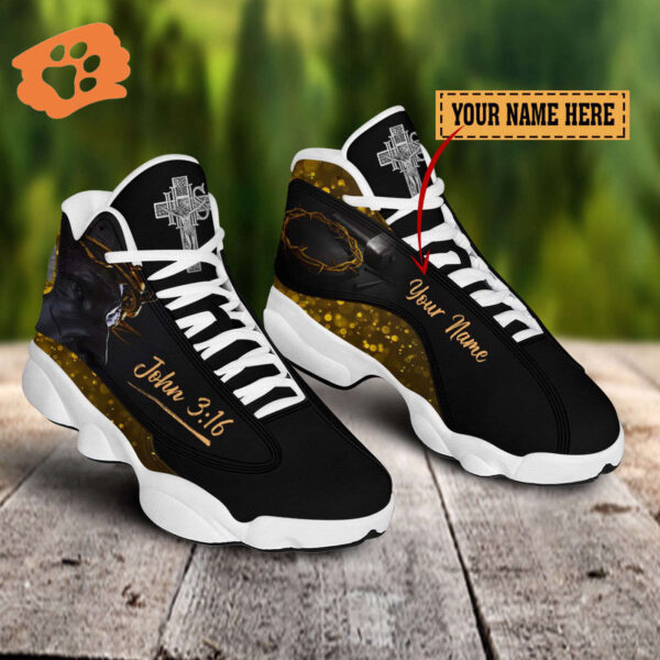 Jesus Twinkel John 3:16 custom name Air Jordan 13 Shoes – Gift for Men Women