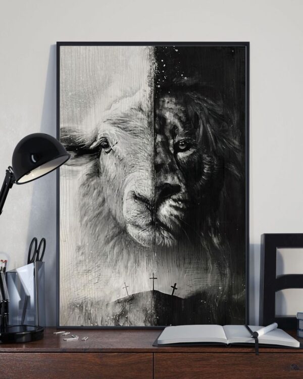 Jesus Vertical Poster Canvas