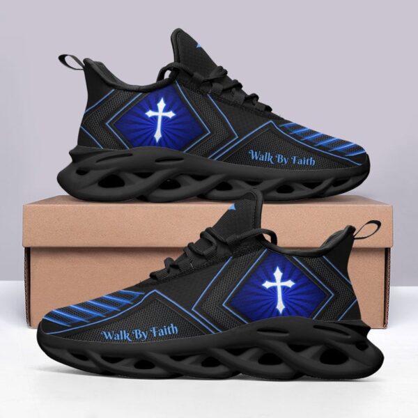 Jesus Walk By Faith Yezy Running Sneakers CM Gift for Men Women