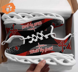 Jesus Walk By Faith Yezy Running Sneakers Gift for Men Women