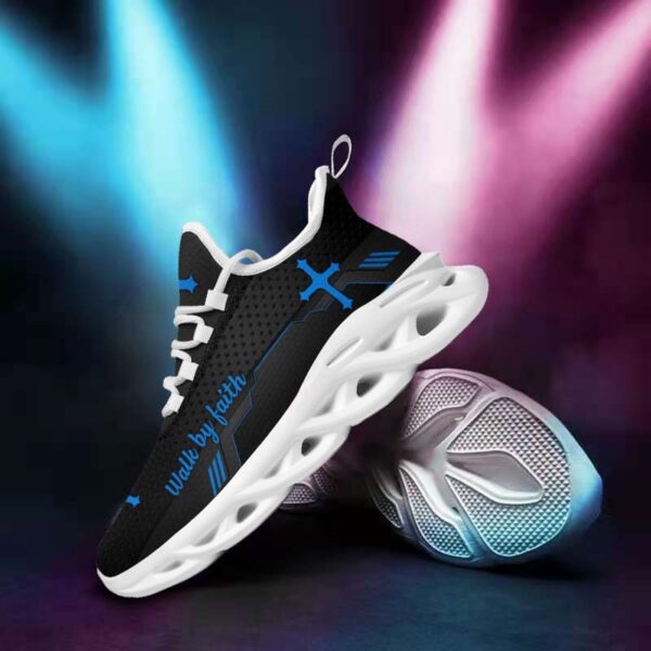 Jesus Walk By Faith Yezy Running Sneakers Gift for Men Women