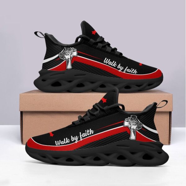 Jesus Walk By Faith Yezy Running Sneakers Gift for Men Women