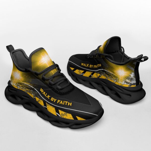 Jesus Walk By Faith Yezy Running Sneakers Gift for Men Women