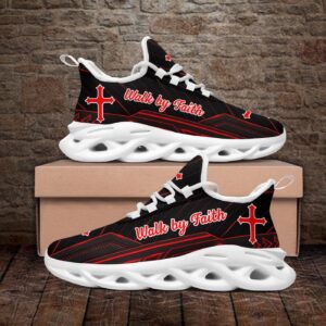 Jesus Walk By Faith Yezy Running Sneakers Gift for Men Women 1