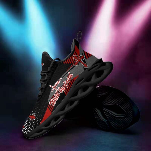 Jesus Walk By Faith Yezy Running Sneakers Gift for Men Women