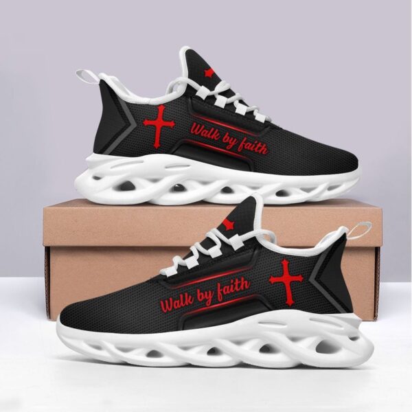 Jesus Walk By Faith Yezy Running Sneakers Gift for Men Women