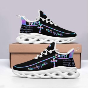 Jesus Walk By Faith Yezy Running Sneakers Gift for Men Women 1