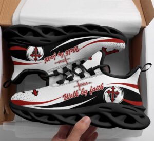 Jesus Walk By Faith Yezy Running Sneakers Gift for Men Women 1