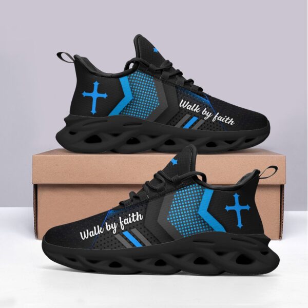 Jesus Walk By Faith Yezy Running Sneakers Gift for Men Women