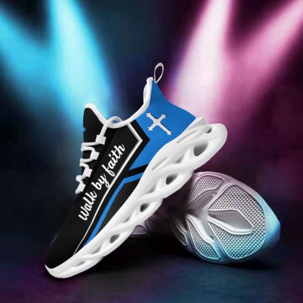 Jesus Walk By Faith Yezy Running Sneakers Gift for Men Women