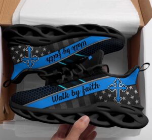 Jesus Walk By Faith Yezy Running Sneakers Gift for Men Women 1