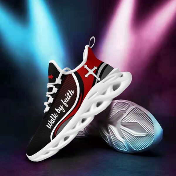 Jesus Walk By Faith Yezy Running Sneakers Gift for Men Women