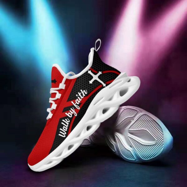 Jesus Walk By Faith Yezy Running Sneakers Gift for Men Women