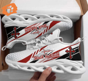 Jesus Walk By Faith Yezy Running Sneakers Gift for Men Women