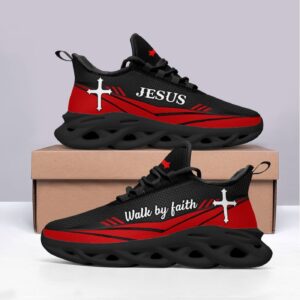 Jesus Walk By Faith Yezy Running Sneakers Gift for Men Women 3