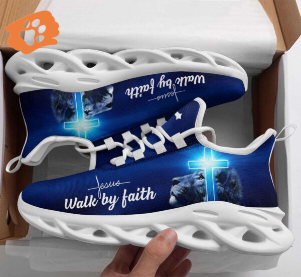 Jesus – Walk By Faith Yezy Running Sneakers Gift for Men Women