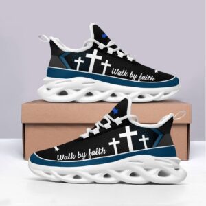 Jesus Walk By Faith Yezy Running Sneakers Gift for Men Women 1