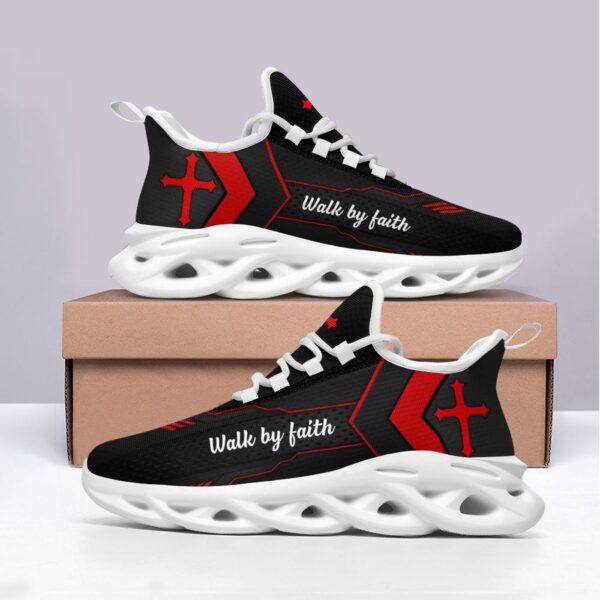 Jesus Walk By Faith Yezy Running Sneakers Gift for Men Women
