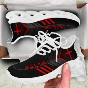 Jesus Walk By Faith Yezy Running Sneakers Gift for Men Women 1