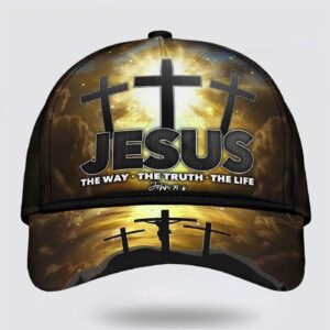 Jesus Way Truth Life Classic Baseball Cap Hat Trucker Classic Hats Gift 1