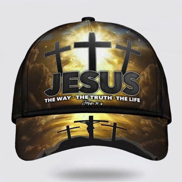 Jesus Way Truth Life Classic Baseball Cap Hat  Trucker Classic Hats Gift