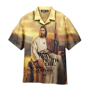 Jesus Way Truth Life Hawaiian Shirt - Men s & Women s Aloha Wear