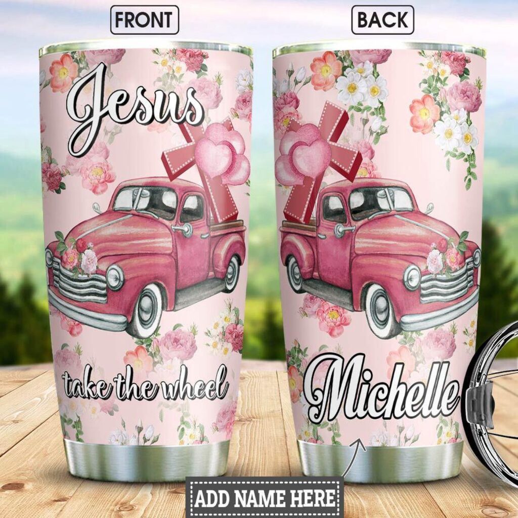 Jesus Wheel Personalized Stainless Steel Tumbler – Jesus Lover Men Women Jesus Wheel Personalized Stainless Steel Tumbler – Jesus Lover Men Women
