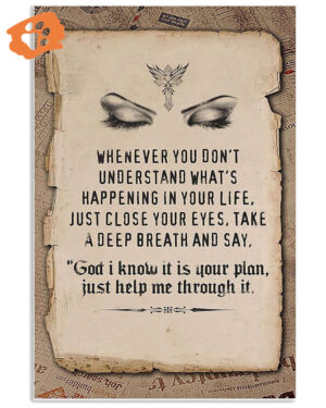 Jesus Whenever You Don’t Vertical Poster Canvas