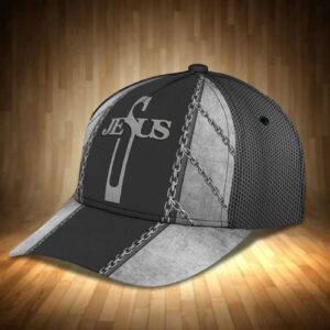 Jesus With Cross Classic Baseball Cap Hat Trucker Classic Hats Gift 1