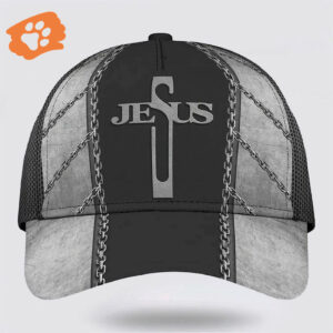 Jesus With Cross Classic Baseball Cap Hat  Trucker Classic Hats Gift