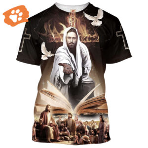 Jesus & Disciples 3D Printed T-Shirt for Men & Women - Christian Faith Apparel