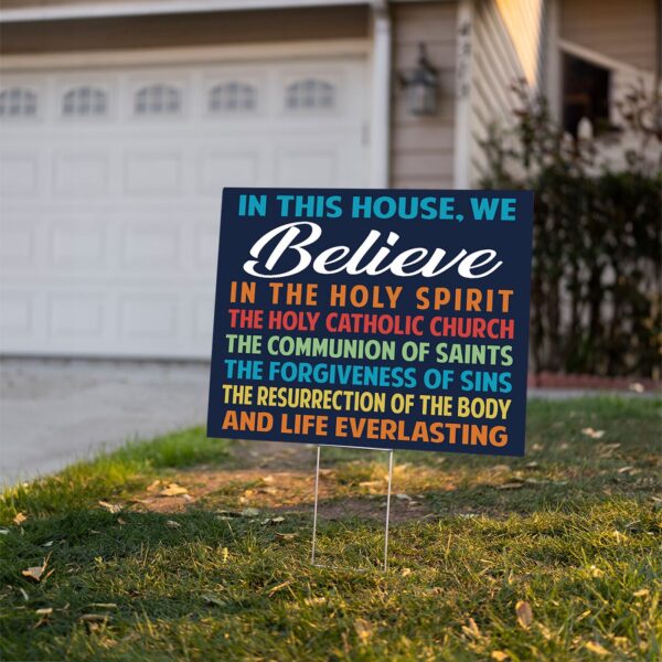 Jesus Yard Sign: Holy Spirit Flag Christ Banner Outdoor Garden Lawn Sign – Perfect Gifts for Jesus Lovers
