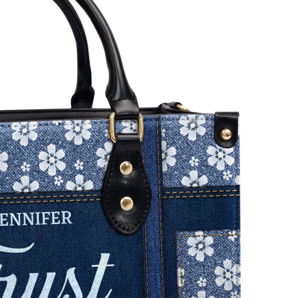 Jesuspirit Leather Handbag: Church Ladies Gift With Handle HN21