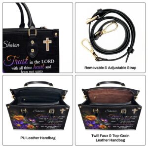 Jesuspirit Personalized Leather Bible Bag Gift for Christian Women Handbag with Handle 1