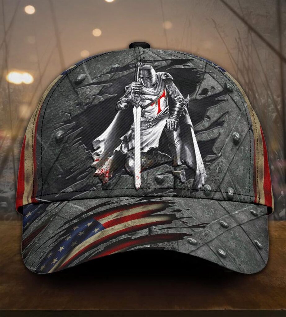 Knight Jesus Classic Cap All Over Print Knight Jesus Classic Cap All Over Print