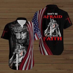Knight Templar Jesus Hawaiian Shirt - Have Faith All-over Print