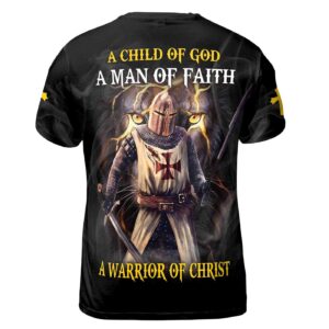 Knight Templar Jesus Is My Savior Warrior Of Christ Grunge Men's T-Shirt S-5XL 1
