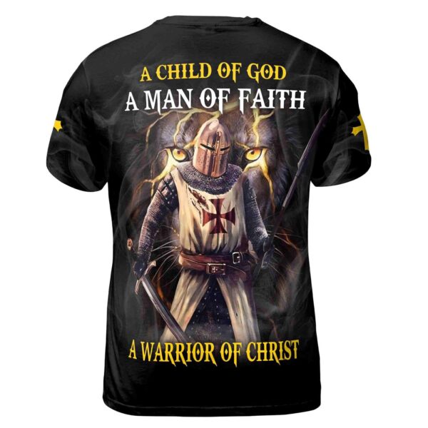 Knight Templar Jesus Is My Savior Warrior Of Christ Grunge Men’s T-Shirt S-5XL