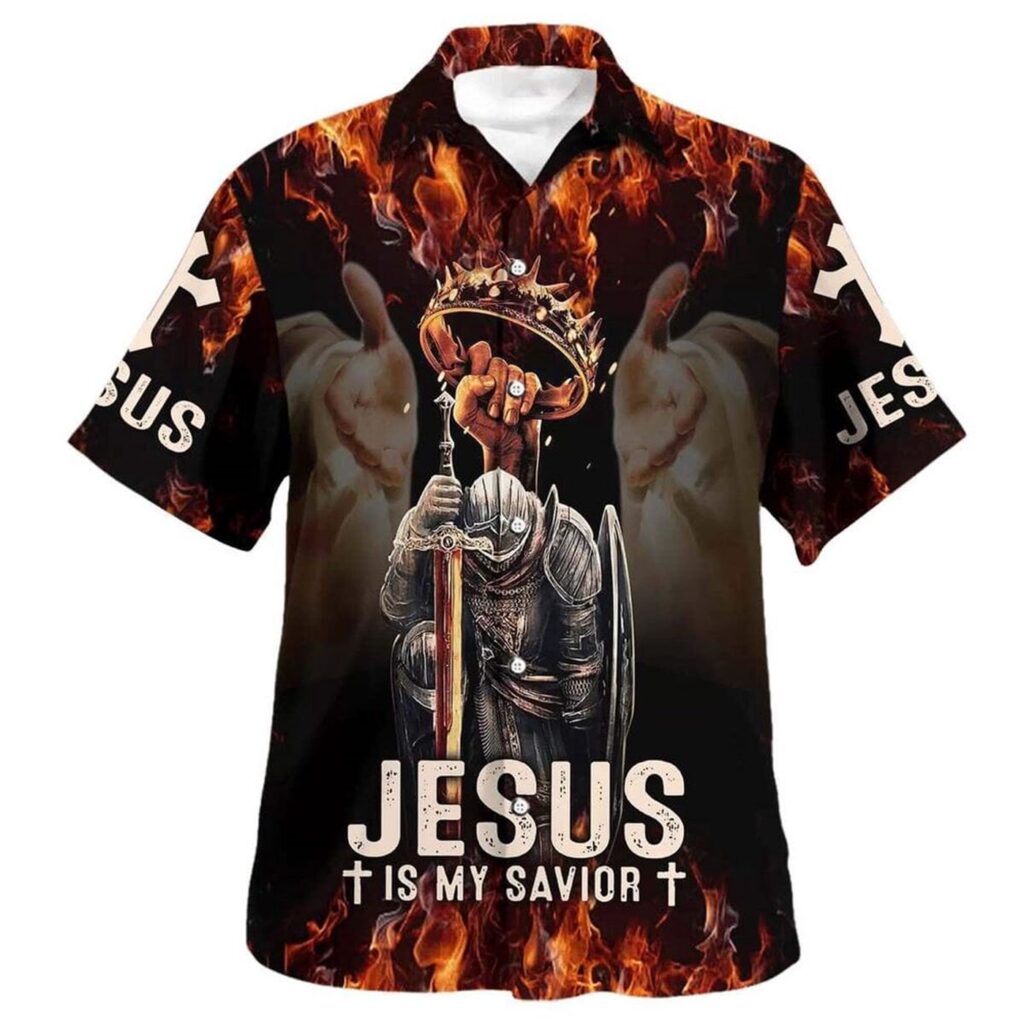 Christian Warrior Knight Armor of God Jesus Savior Hawaiian Shirt for Men – Gift for Christians Christian Warrior Knight Armor of God Jesus Savior Hawaiian Shirt for Men – Gift for Christians