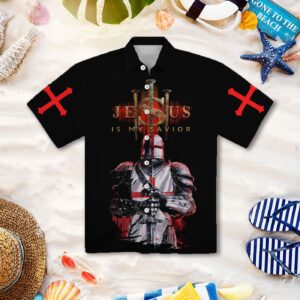 Authentic Knights Templar Jesus Hawaiian Shirt HW2205 - Limited Edition