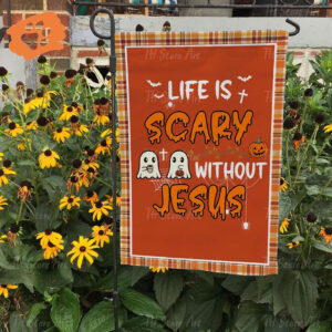 Spooky Season Calls for Jesus! Halloween Fall Ghost Flag & More