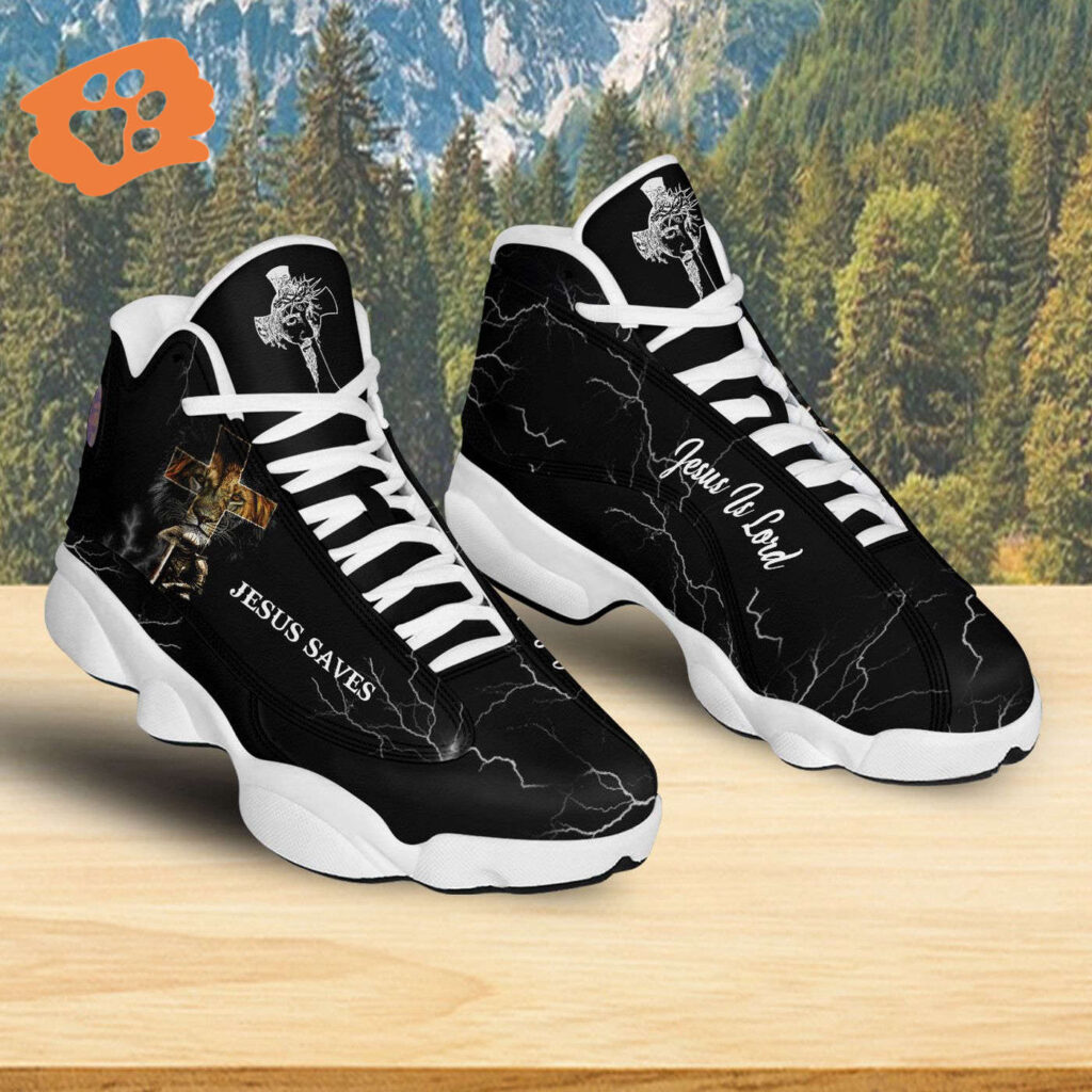 Lion And Warrior Of Christ Basketball Shoes, Jesus Cross Running Shoes, Jesus Saves Footwear Unisex, Religious Gift Lion And Warrior Of Christ Basketball Shoes, Jesus Cross Running Shoes, Jesus Saves Footwear Unisex, Religious Gift
