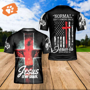 Lion of Judah Jesus Cross All Over Print 3D T Shirt for Men & Women Christian Faith Tee