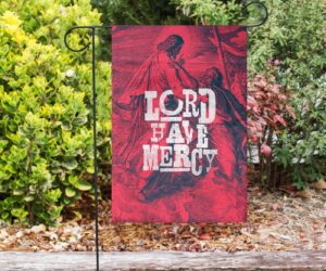 Lord Have Mercy Jesus Flag Christian Easter Jesus Flag For Yard Decor Outdoor 5