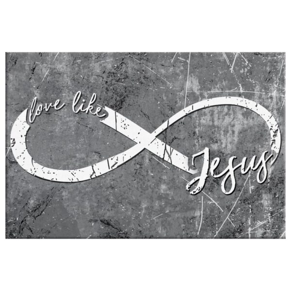 Love Like Jesus Christian Wall Art Canvas Print