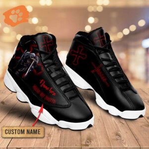 Man Of Faith Black Jesus custom name Air Jordan 13 Shoes Gift for Men Women