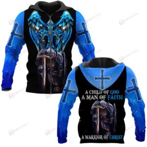 Faithful Warrior: Men s & Women s Christian Hawaiian Shirts - Jesus Print Polo Tshirt Hoodie 1